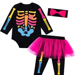 Baby skeleton costume